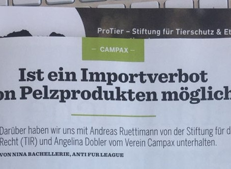 Ist ein Importverbot von Pelzprodukten möglich?